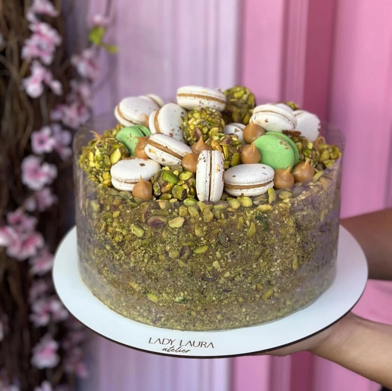 Pistache com Framboesa