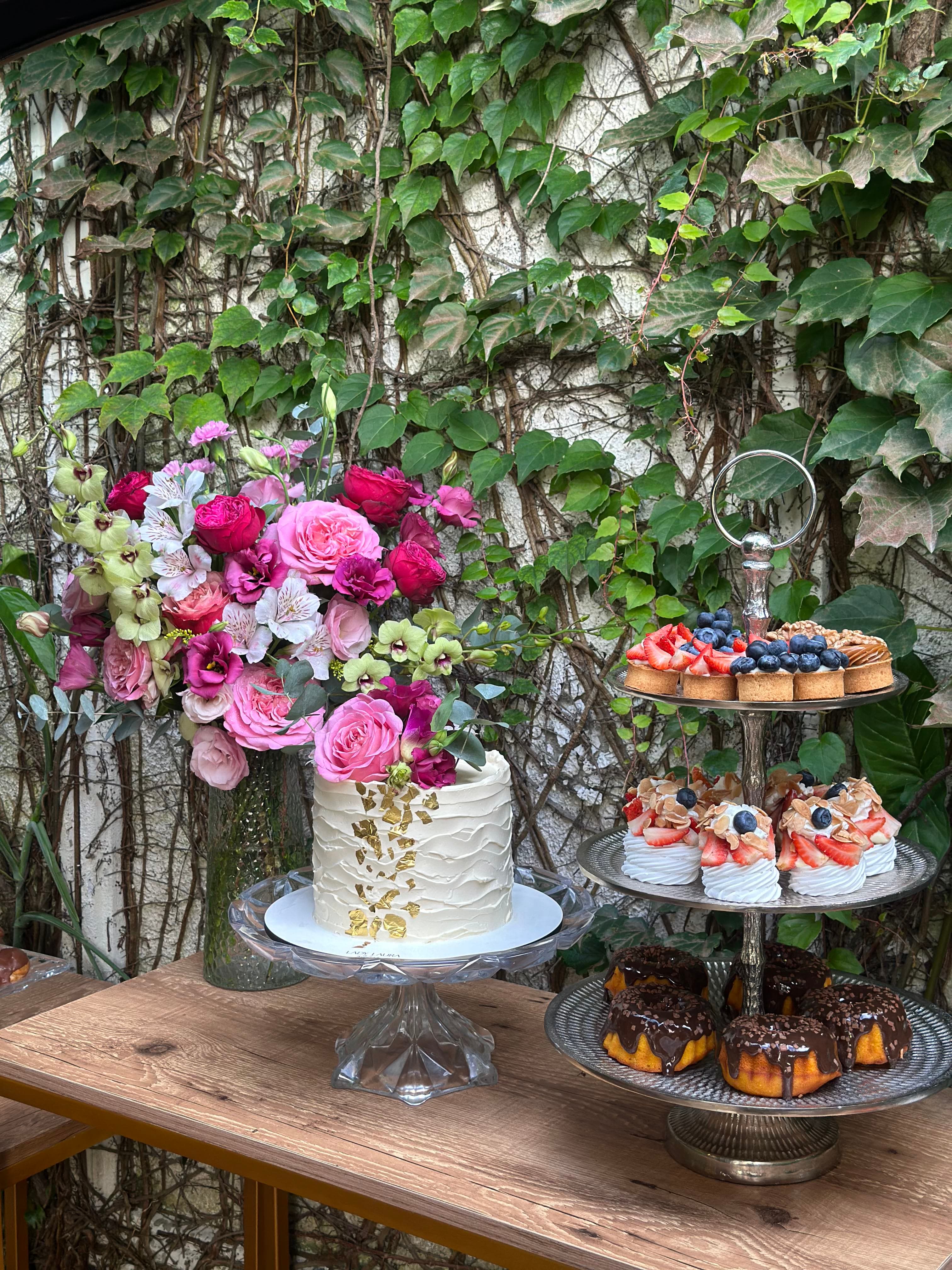 Decoração floral para evento